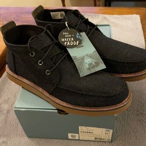 TOMS MEN'S CHUKKA Boot. US size 11.5, EU 44.5